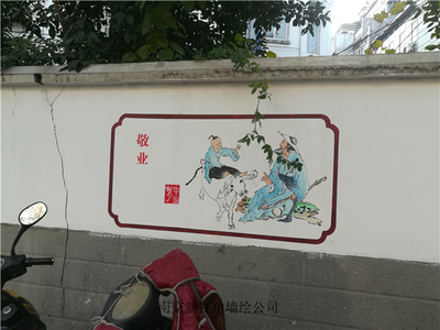 新楼盘景观风景画墙体油画 提升营销中心空间的艺术与营销价值