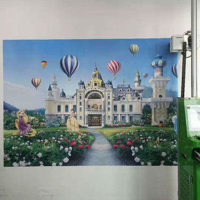 墙体彩绘机 3D立体喷绘技术重塑户外文化墙与广告壁画